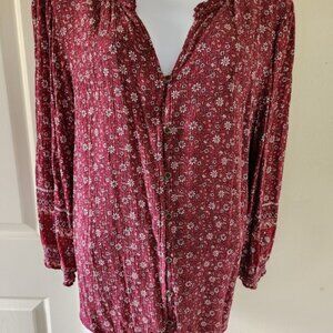 Mason and Belle XXL Burgandy top